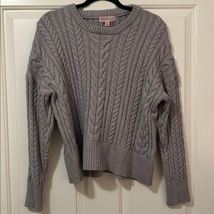 Philosophy Heather Gray Knit Sweater